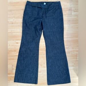 LIKE NEW! Classic! Gap Dark Denim Cotton Dress Slacks Pants Sz 10